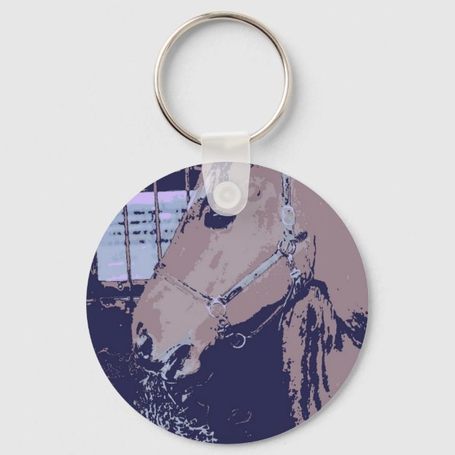 Chaveiro Barn Horse Pop Art (Frente)