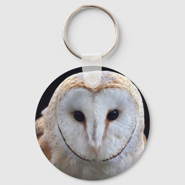 Chaveiro Barn Owl Keyring (Frente)
