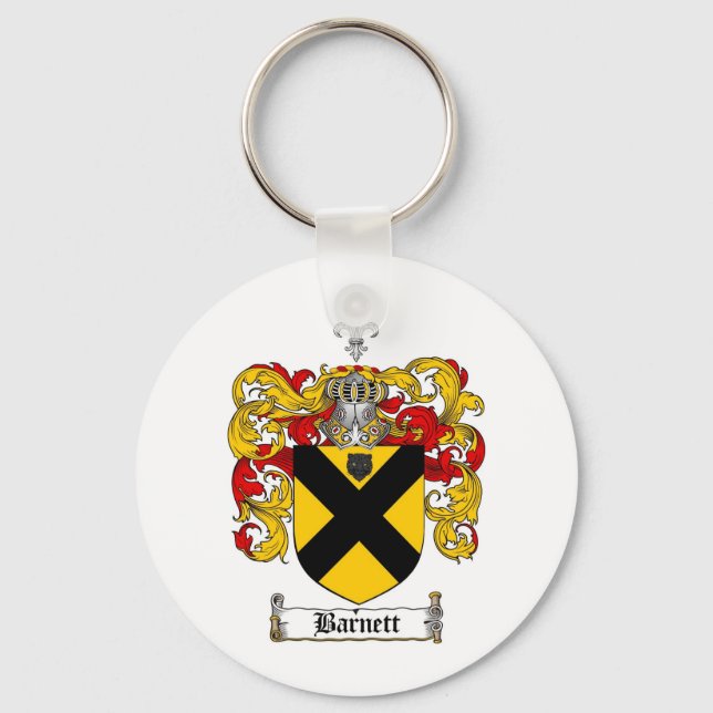 CHAVEIRO BARNETT FAMILY CREST - BARNETT CASACO DE ARMAS (Frente)