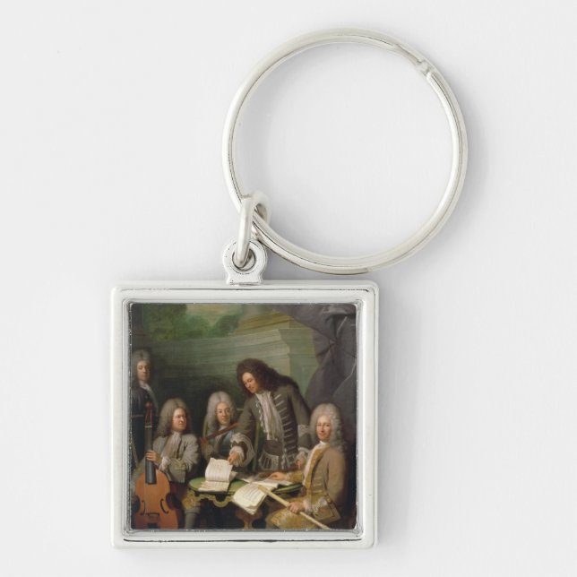 Chaveiro Barra do La e outros músicos, c.1710 (Frente)