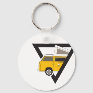 Chaveiro barramento amarelo triangular clássico