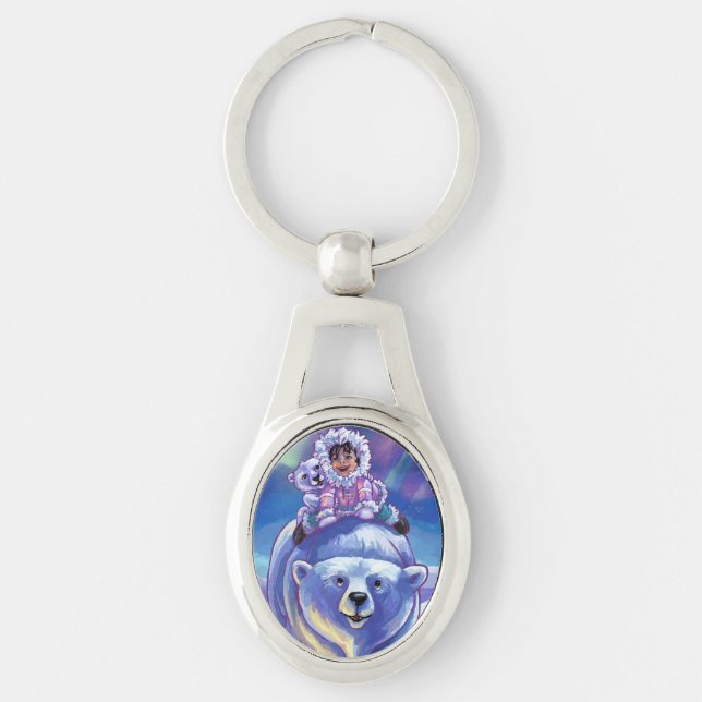 Chaveiro Barramento do Urso Polar (Frente)