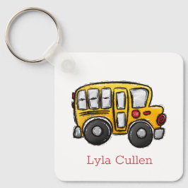 Chaveiro Barramento Escolar de Mochila Personalizada