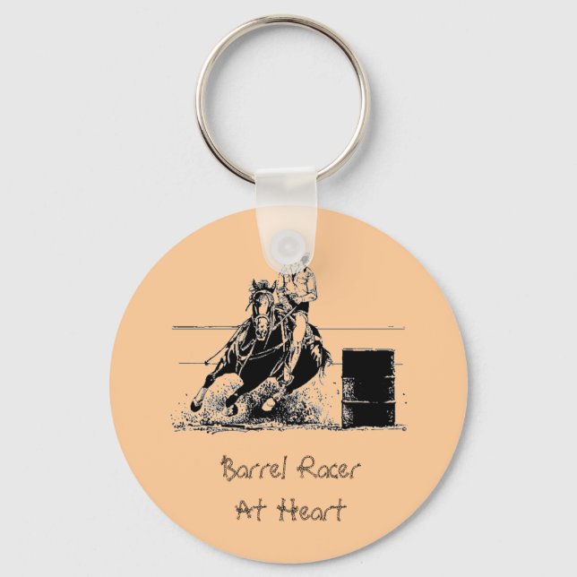 Chaveiro Barrel Racer In Heart (Frente)