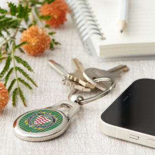 Chaveiro Barrett Irish Shield Personalizated Key Rings