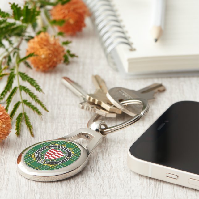 Chaveiro Barrett Irish Shield Personalizated Key Rings (Lateral)