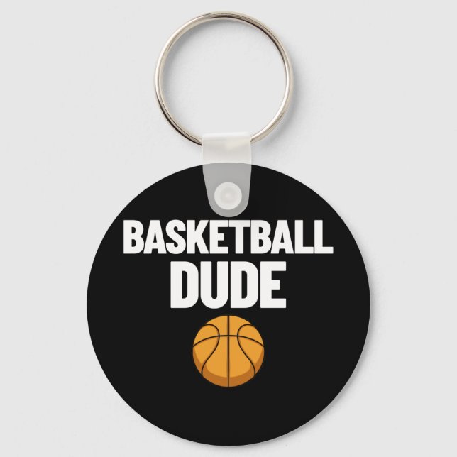Chaveiro Basball Dude Mens de Basquete Presente Perfeito Ba (Frente)