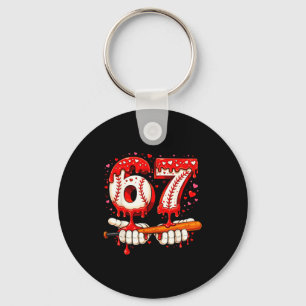 Chaveiro Baseball 67 Sorvete Drip Seis Sete Meninos Meme Di