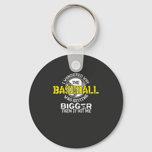 Chaveiro Baseball - Baseball ficando maior (Frente)