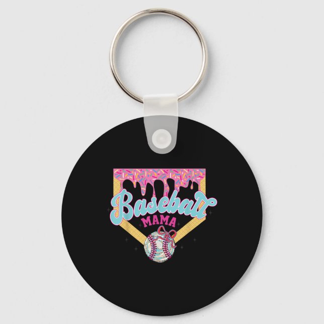 Chaveiro Baseball Drip Mama Sorvete Crianças Bebidas Baseba (Frente)