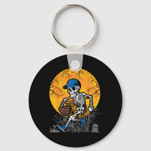 Chaveiro Baseball Skeleton Halloween Men Boys Baseball Spot