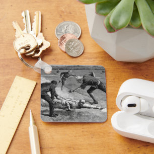 Chaveiro Basebol Antigo por Thure De Thulstrup, 1885