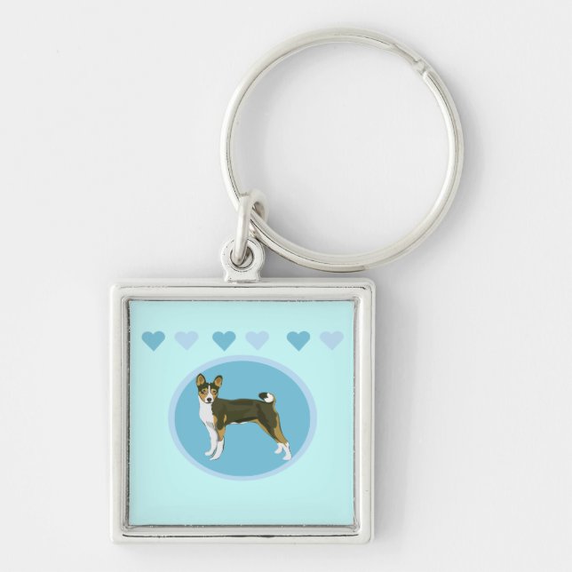 Chaveiro Basenji (Frente)