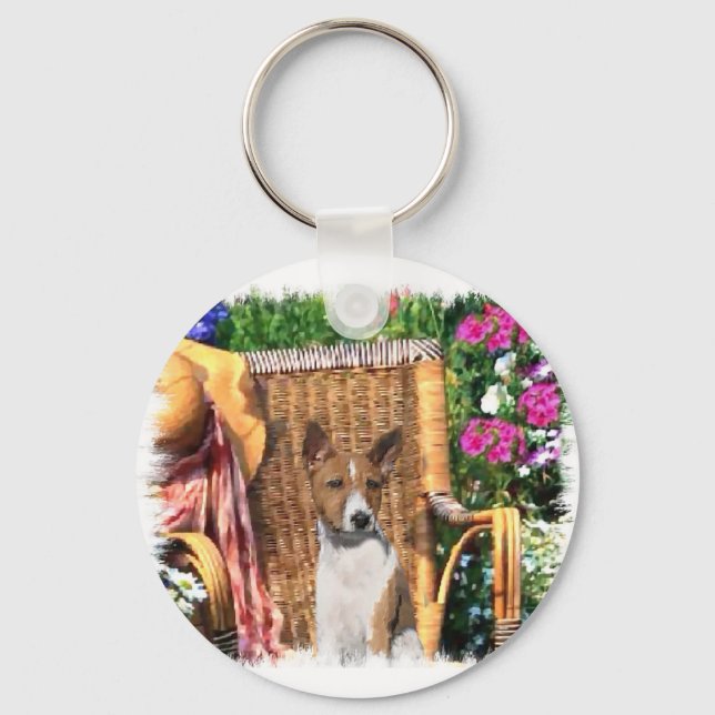 Chaveiro Basenji Lovers Art Gifts (Frente)
