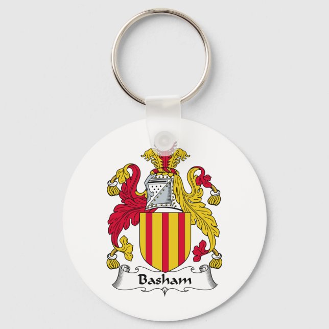 Chaveiro Basham Family Crest (Frente)