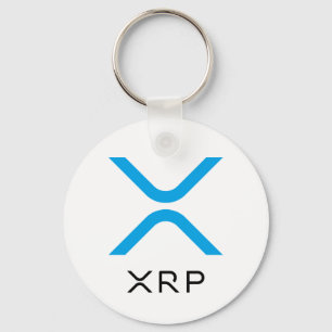 Chaveiro básico azul & preto da ondinha de XRP do