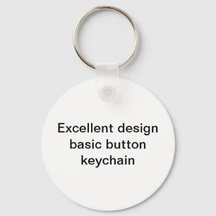 Chaveiro básico do botão do design excelente