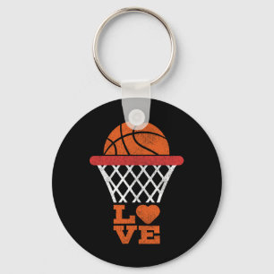 Chaveiro Basquete Amor Jogador de Basquete Garota Baskett