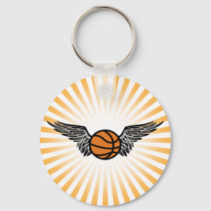 Chaveiro basquete. asas.