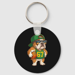 Chaveiro Basquete Bulldog 67 Gíria Gen Alpha Srts Dog Boy
