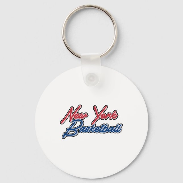 Chaveiro Basquete de Nova Iorque (usa Colors) (Frente)