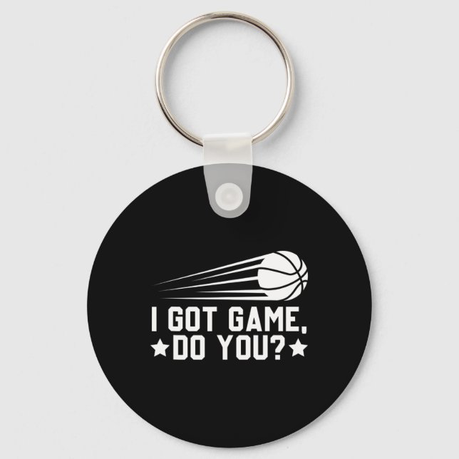 Chaveiro Basquete Eu Tenho Jogo, Você (Frente)