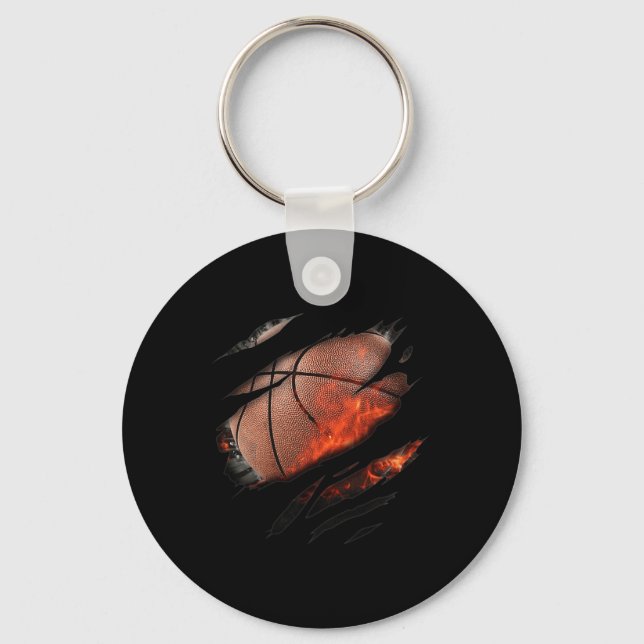 Chaveiro Basquete na minha Design (Frente)