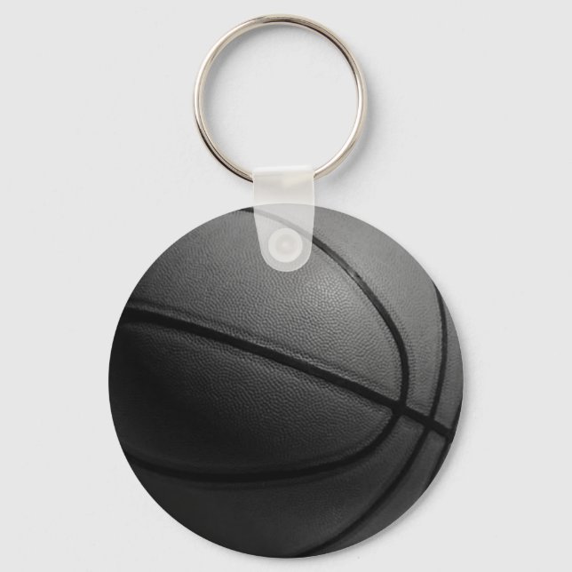 Chaveiro Basquete preto e branco (Frente)