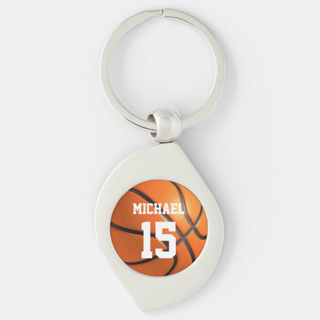 Chaveiro Basquete Seu Nome (Frente)