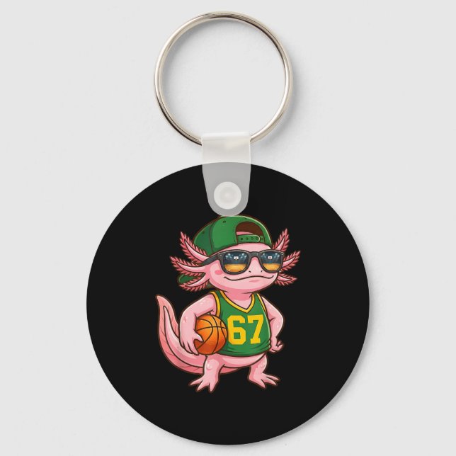 Chaveiro Basquetebol Axolotl 67 Geração Alpha Gíria Srts Ho (Frente)