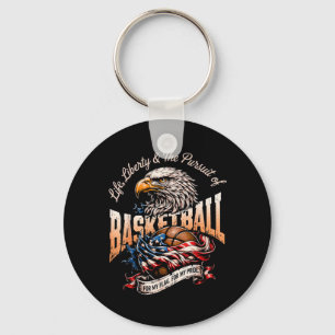Chaveiro Basquetebol Bandeira Americana Basquetebol Patriót