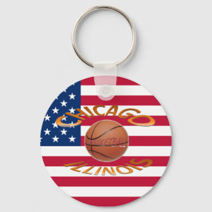 Chaveiro Basquetebol de Chicago ILLINOIS
