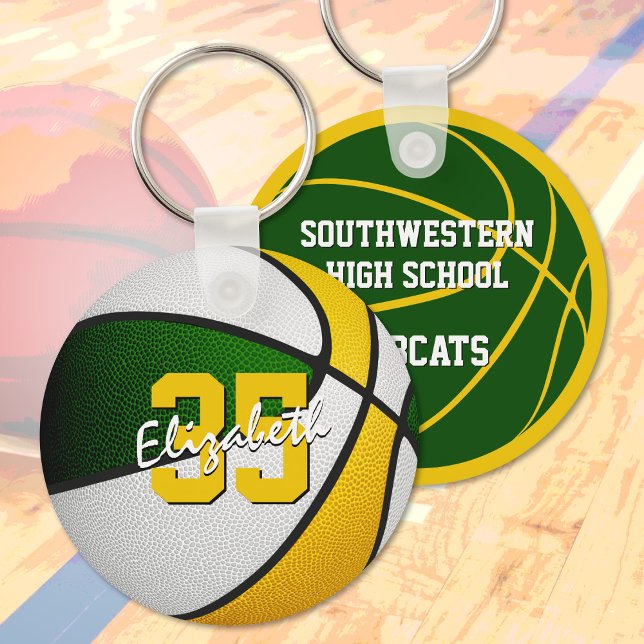 Chaveiro basquetebol de nome de jogador personalizado de ou (Criador carregado)