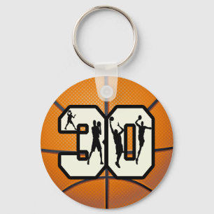 Chaveiro Basquetebol do número 30