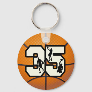 Chaveiro Basquetebol do número 35