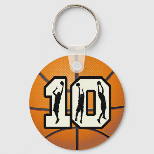 Chaveiro Basquetebol e jogadores do número 10