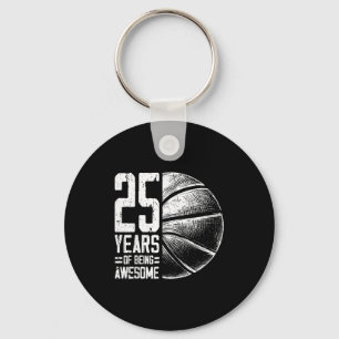Chaveiro Basquetebol Jogador 25 Anos Basquetebol Antigo 25º