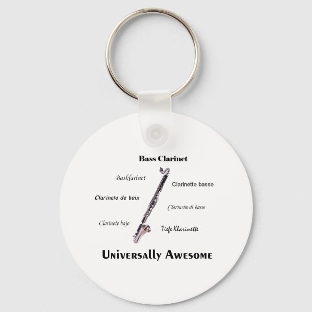 Chaveiro Bass Clarinet (Frente)