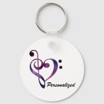 Bass Personalizado e Trble Clef Heart String
