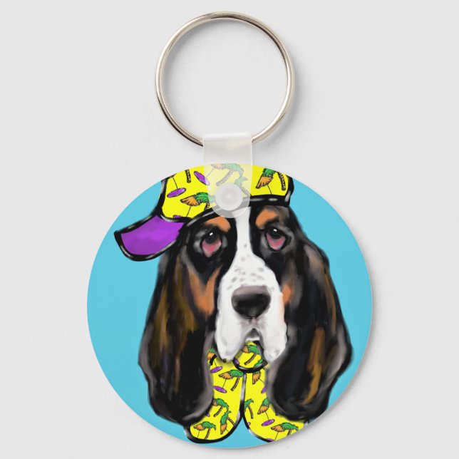 Chaveiro Basset Hound (Frente)
