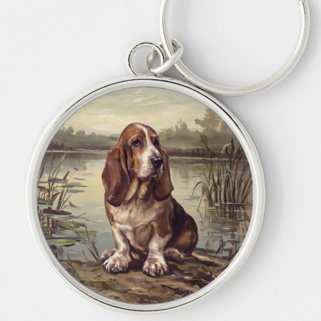 Chaveiro Basset Hound (Frente)