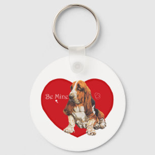 Chaveiro Basset Hound no Dia dos Namorados