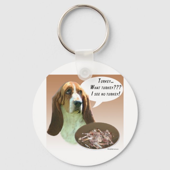 Chaveiro Basset Hound Turquia (Frente)