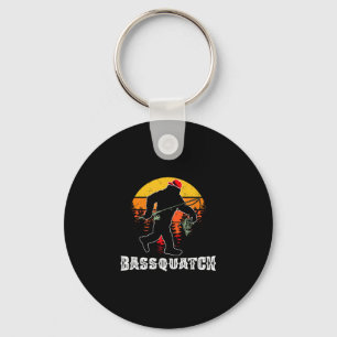 Chaveiro Bassquatch engraçado pesca de robalo angulação no
