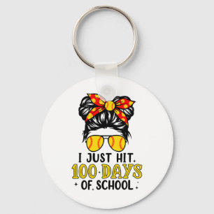 Chaveiro Basta Atingir Feliz 100 Dias De Softball Escolar M
