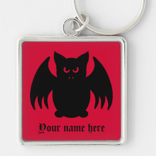 Chaveiro Bastão de vampiro preto gótico bonito