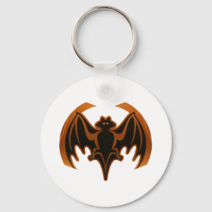 Chaveiro Bat Brown O MUSEUM Zazzle dá presentes