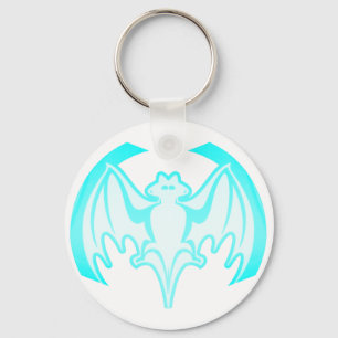 Chaveiro Bat Cyan Inv The MUSEUM Zazzle Gifs