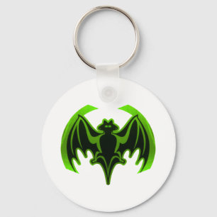 Chaveiro Bat Green MUSEUM Zazzle Gifts