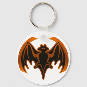 Chaveiro Bat Orange O MUSEUM Zazzle dá presentes